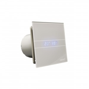 Вентилятор Cata E-100 GSTH Glass Silver Timer Hygro